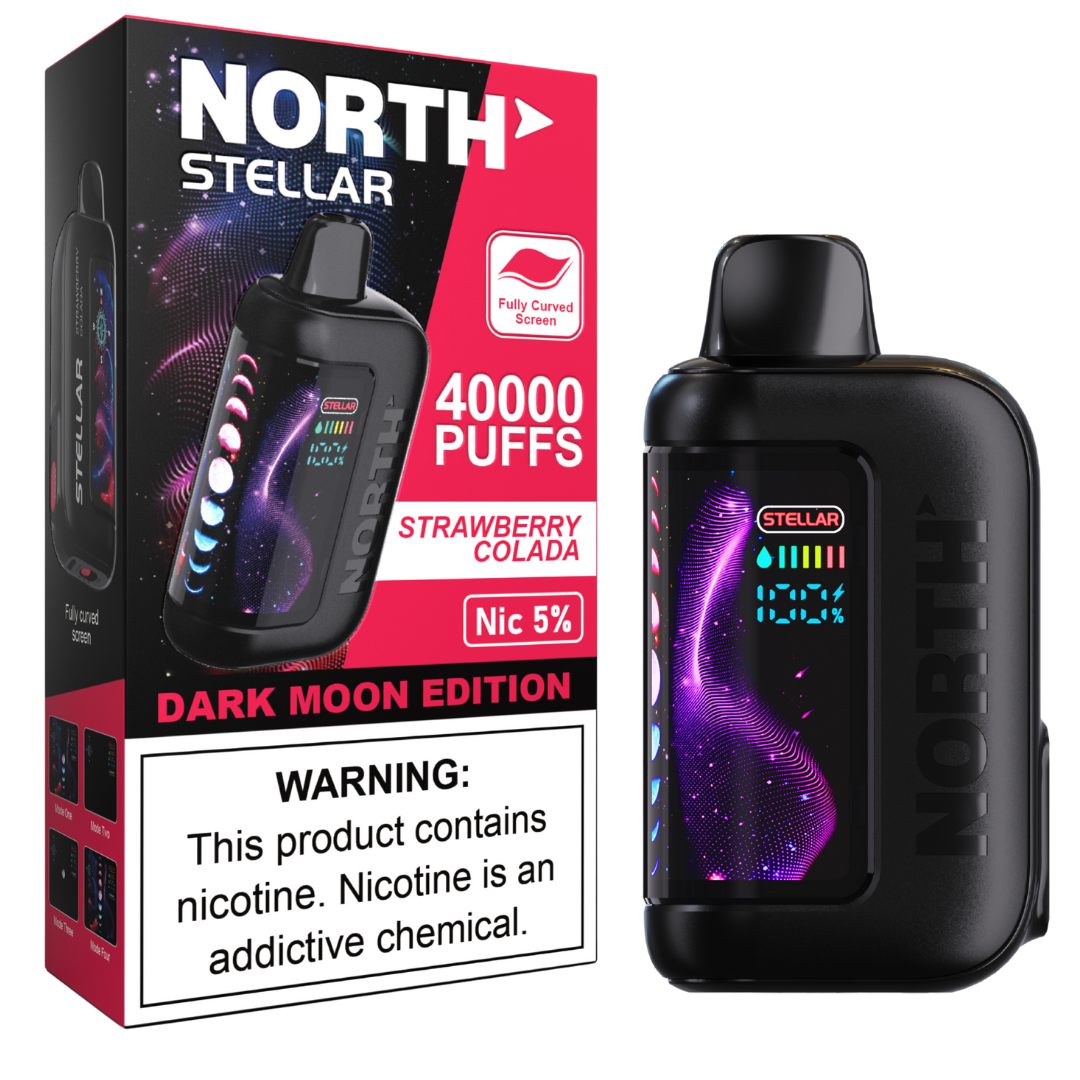 North Stellar Dark Moon Edition Vape 40K Puffs - 5 Count Display