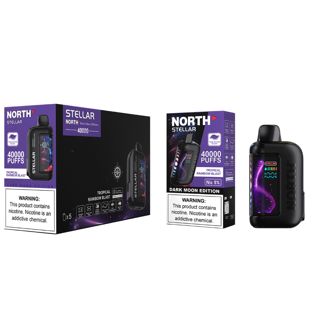 North Stellar Dark Moon Edition Vape 40K Puffs - 5 Count Display