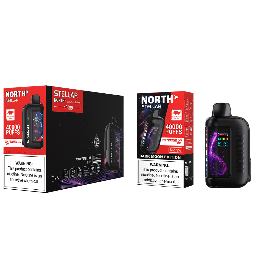 North Stellar Dark Moon Edition Vape 40K Puffs - 5 Count Display