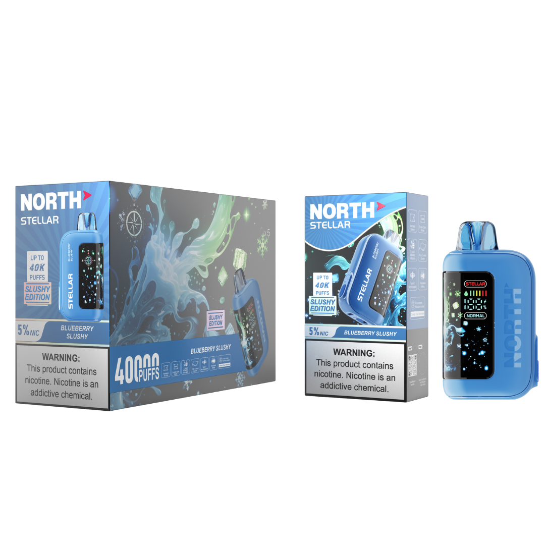 North Stellar Slushy Edition Vape 40K Puffs - 5 Count Display