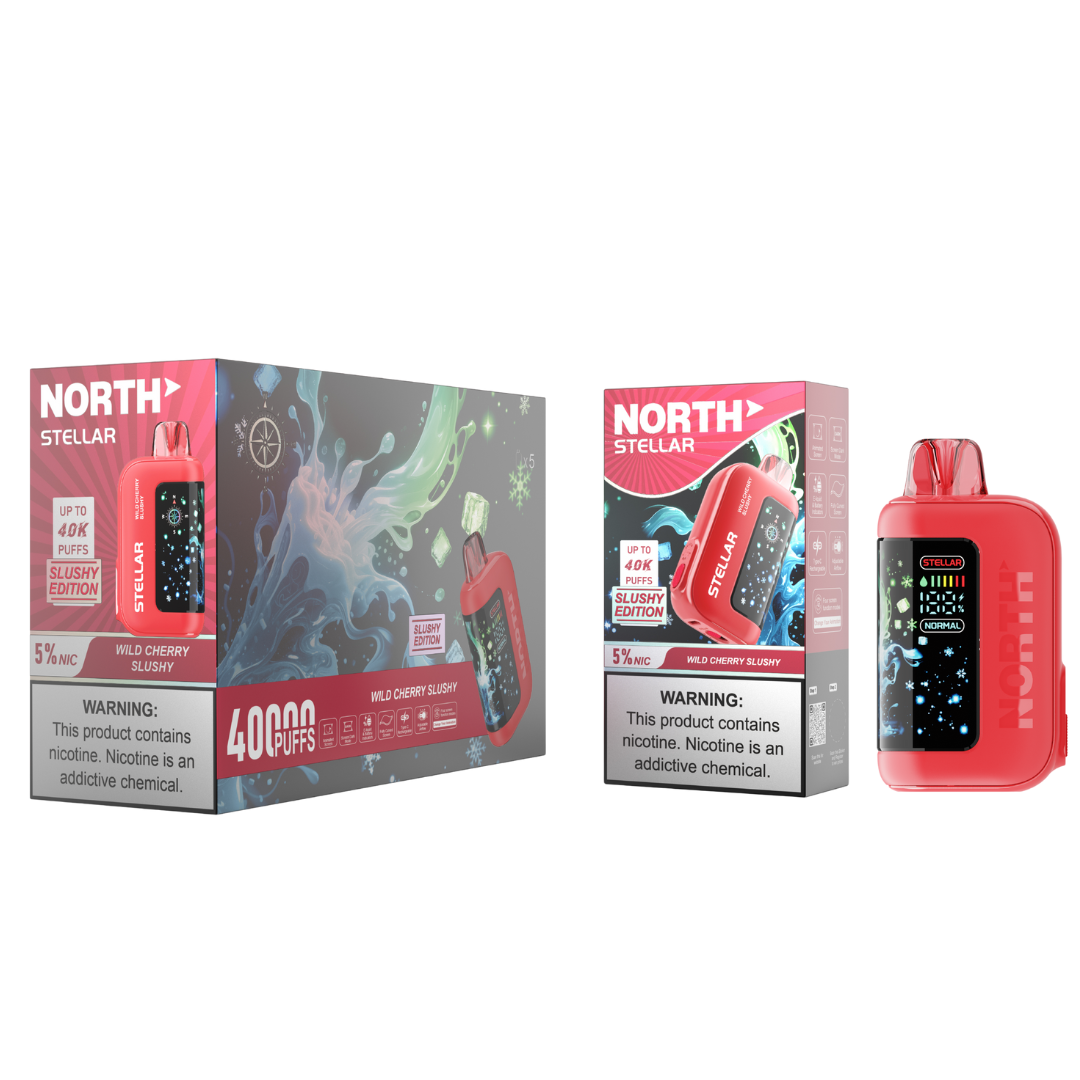 North Stellar Slushy Edition Vape 40K Puffs - 5 Count Display