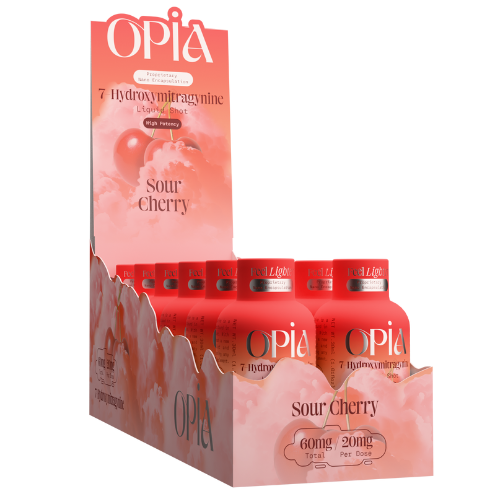 OPiA 7-Hydroxymitragynine Liquid Shot 60MG - 12 Count Display