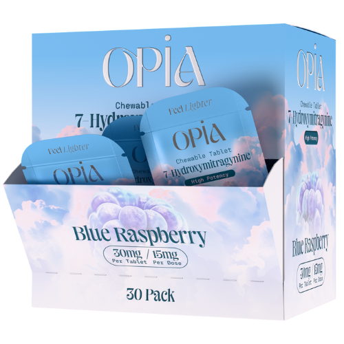OPiA 7-Hydroxymitragynine Tablets Dispenser 30MG - 30 Count Display