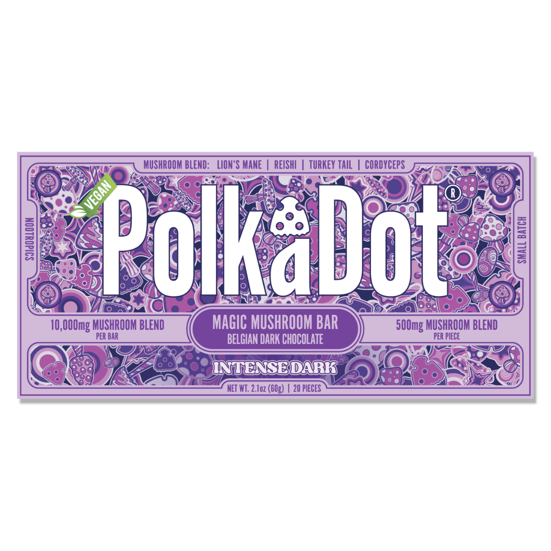 PolkADot Magic Mushroom Chocolate Bar 10000MG - 10 Count Display
