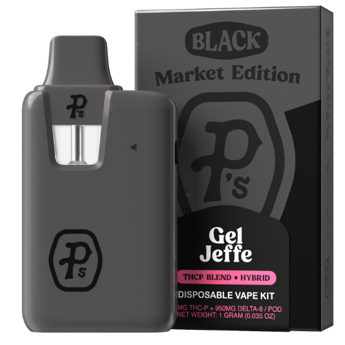 Pushin P's Black Market Edition THC-P Disposable Vape Kit 1G - 6 Count Display