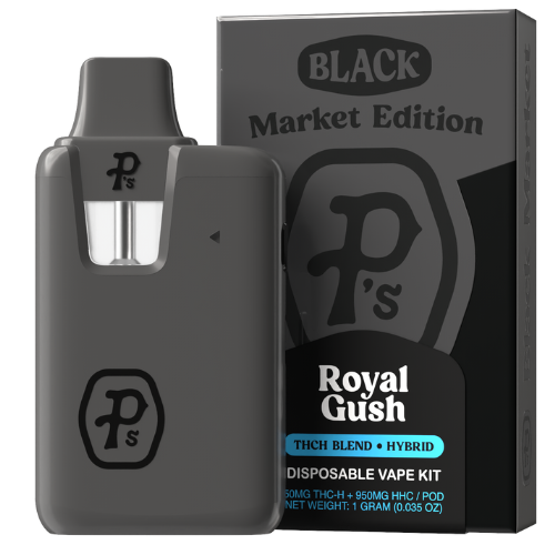 Pushin P's Black Market Edition THC-H Disposable Vape Kit 1G - 6 Count Display