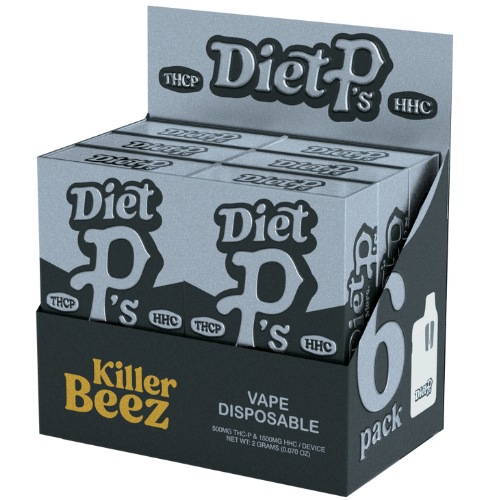 Pushin P's Diet P's THC-P Disposable 2G - 6 Count Display
