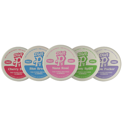 Pushin P's Diet P's THC-P Gummies 150MG - 6 Count Display