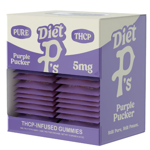 Pushin P's Diet P's THC-P Gummies 10MG - 30 Count Display