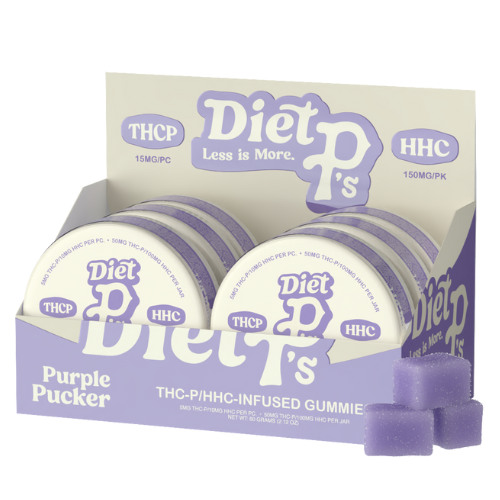 Pushin P's Diet P's THC-P Gummies 150MG - 6 Count Display
