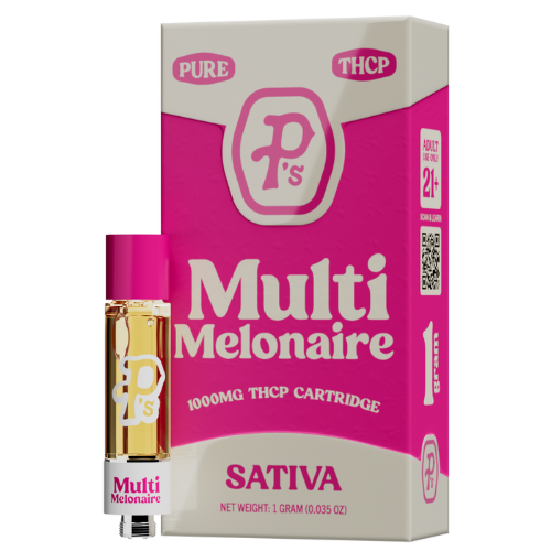 Pushin P's Pure THC-P Cartridge 1G - 6 Count Display