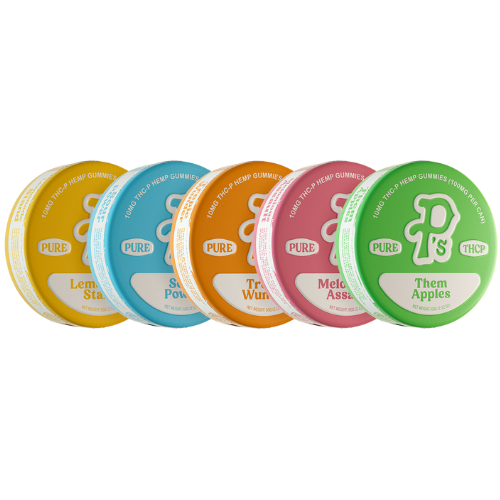 Pushin P's Perfectly Pure THC-P Gummies 100MG - 6 Count Display