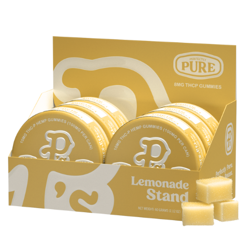 Pushin P's Perfectly Pure THC-P Gummies 80MG - 6 Count Display