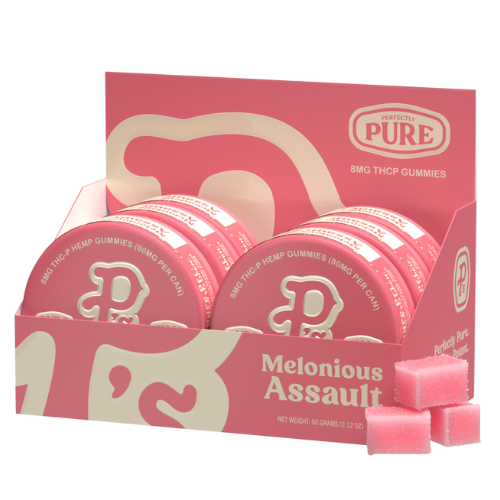 Pushin P's Perfectly Pure THC-P Gummies 80MG - 6 Count Display