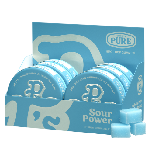 Pushin P's Perfectly Pure THC-P Gummies 80MG - 6 Count Display