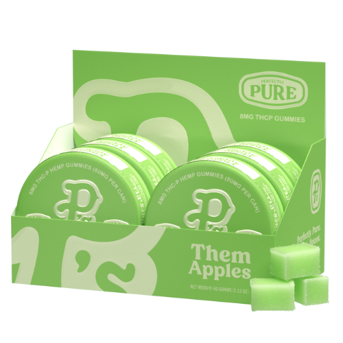 Pushin P's Perfectly Pure THC-P Gummies 80MG - 6 Count Display
