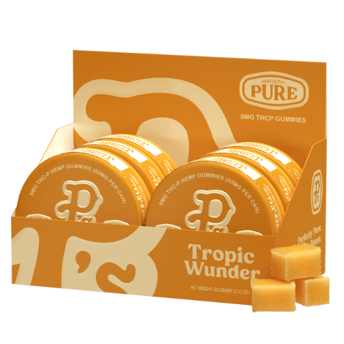 Pushin P's Perfectly Pure THC-P Gummies 80MG - 6 Count Display