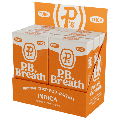 Pushin P's Pure THC-P Pod Starter Kit 1G - 6 Count Display