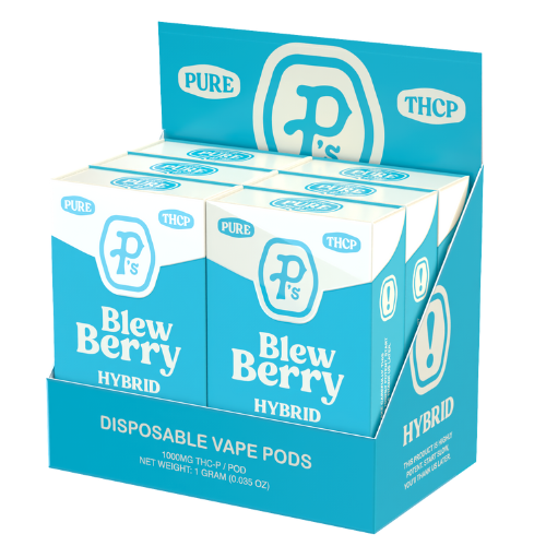 Pushin P's Pure THC-P Replacement Pod 1G - 6 Count Display
