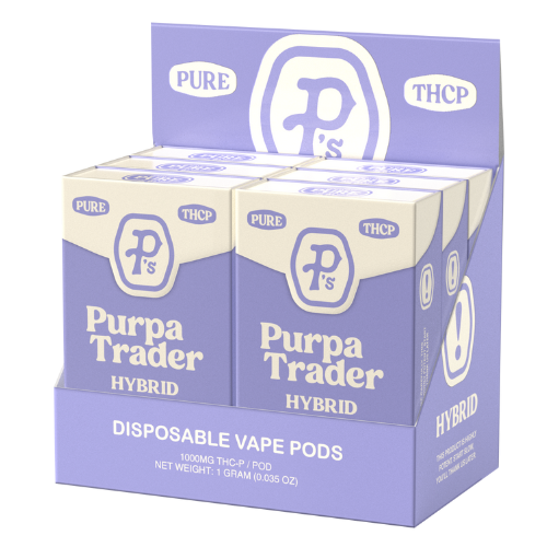 Pushin P's Pure THC-P Replacement Pod 1G - 6 Count Display