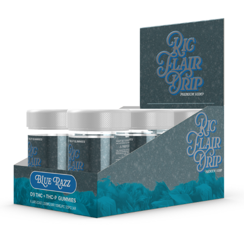 Ric Flair Drip D9 + THC-P Gummies 200MG - 6 Count Display