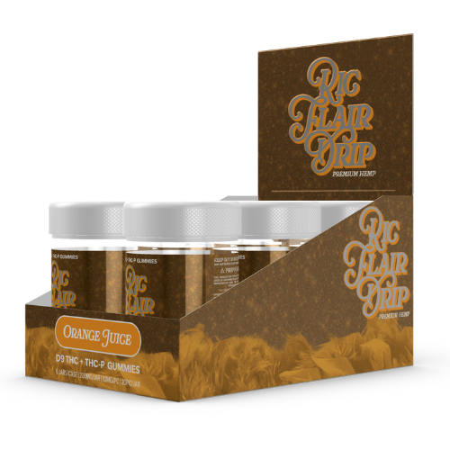 Ric Flair Drip D9 + THC-P Gummies 200MG - 6 Count Display