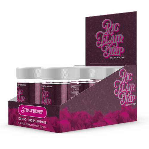 Ric Flair Drip D9 + THC-P Gummies 200MG - 6 Count Display