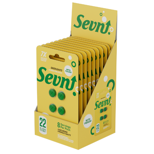 Sevn Pseudo + 7-OH Tablets 22MG - 10 Count Display