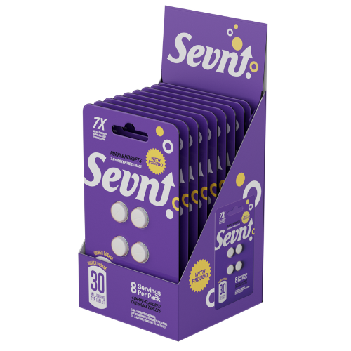 Sevn Pseudo + 7-OH Tablets 30MG - 10 Count Display