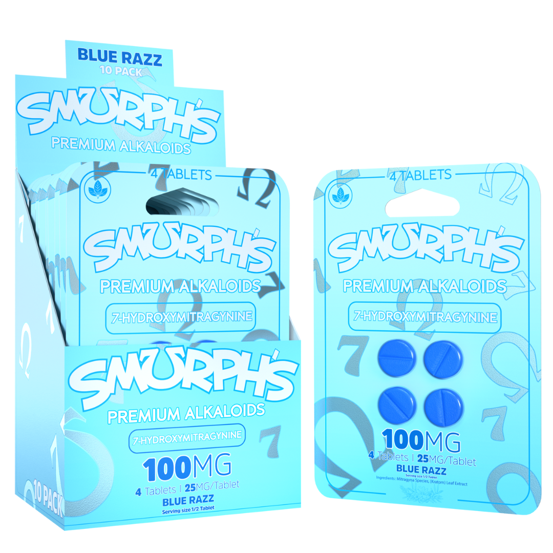 Smurphs 7-Hydroxy Tablets 100MG - 10 Count Display
