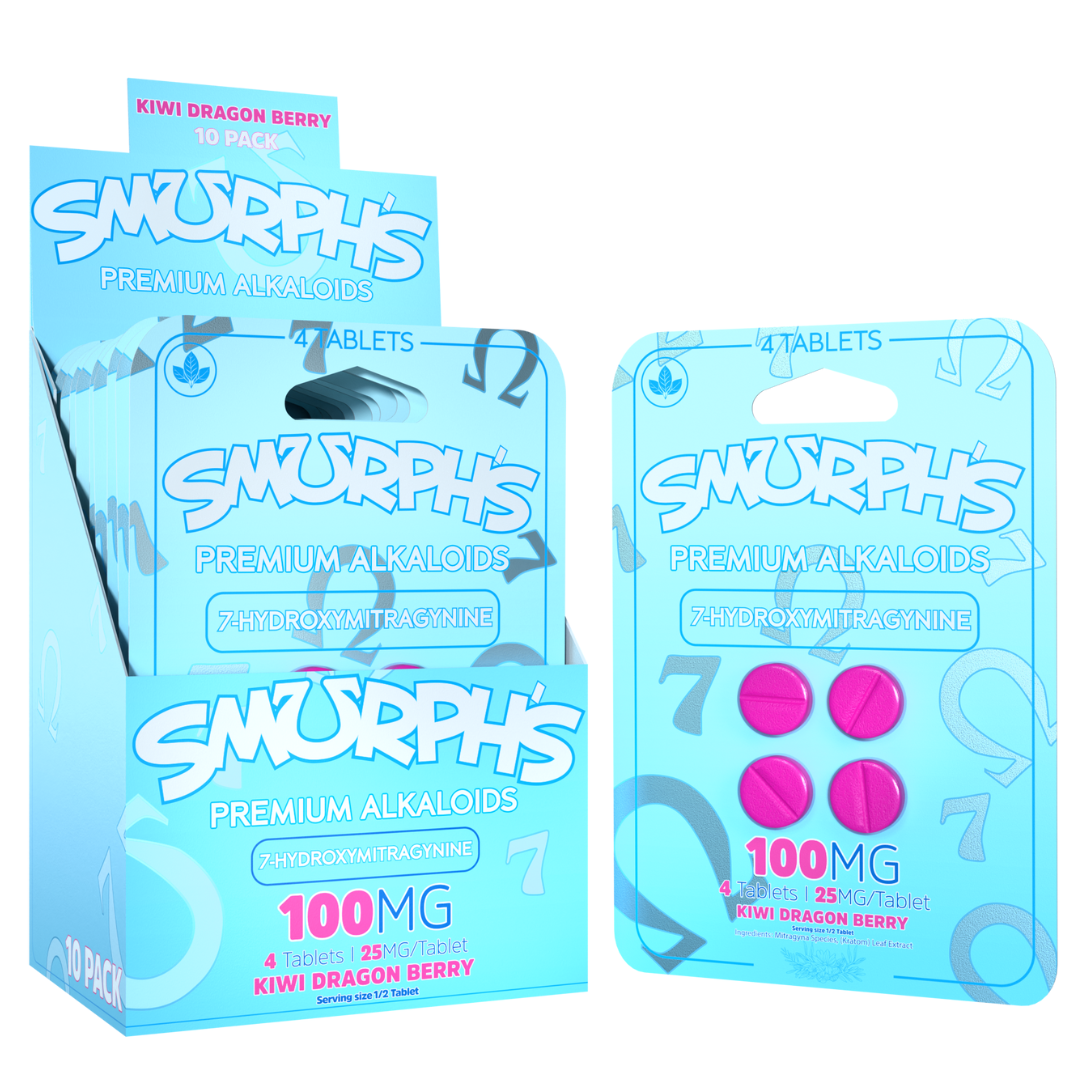 Smurphs 7-Hydroxy Tablets 25MG - 10 Count Display