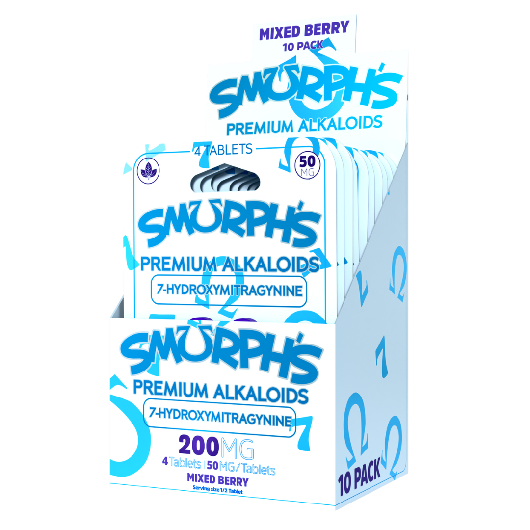 Smurphs 7-Hydroxy Tablets 200MG - 10 Count Display