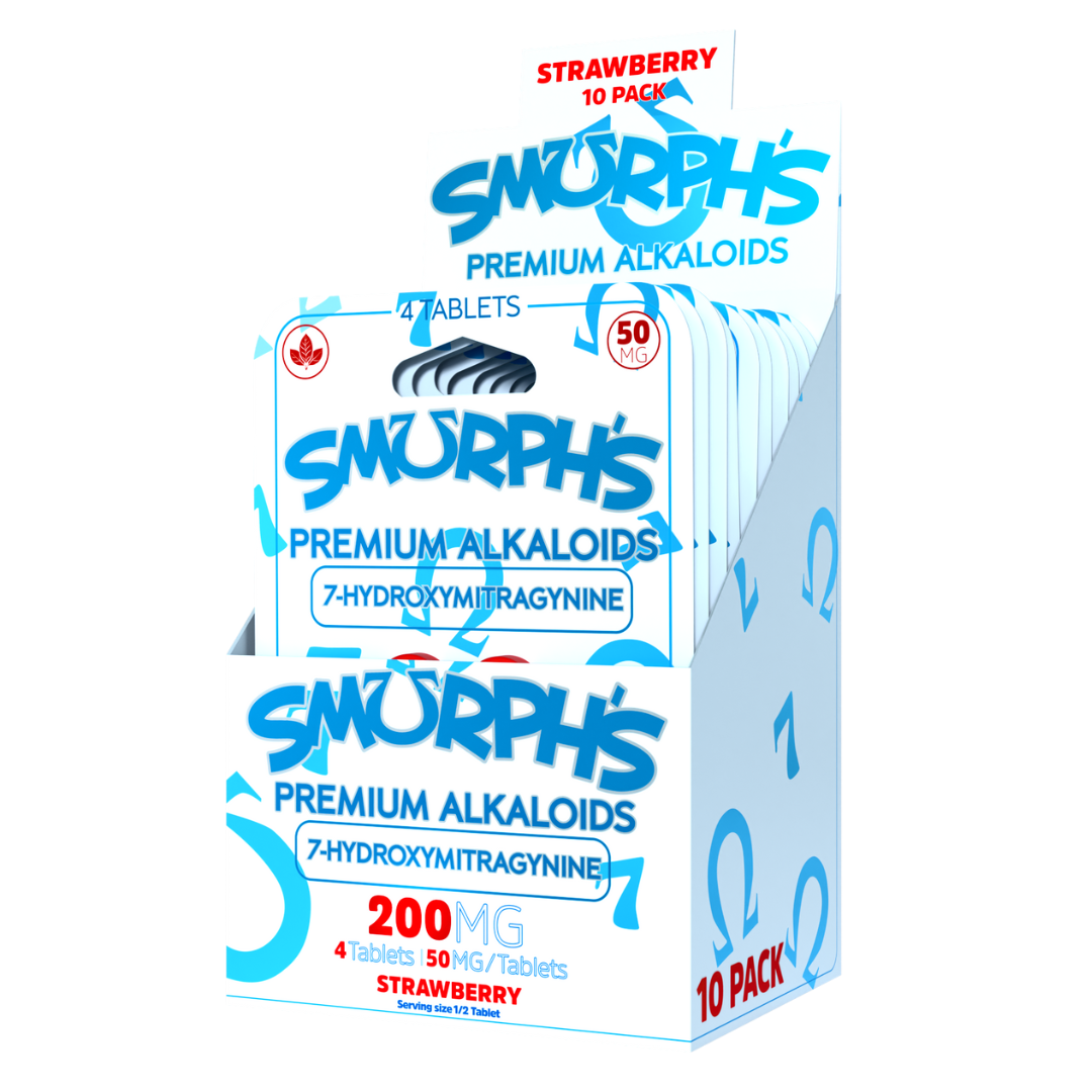 Smurphs 7-Hydroxy Tablets 200MG - 10 Count Display