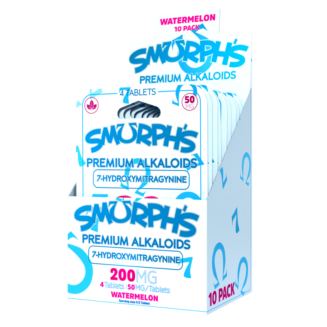 Smurphs 7-Hydroxy Tablets 200MG - 10 Count Display