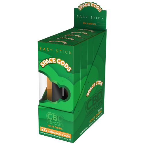 Space Gods Easy Stick Disposable 2G - 5 Count Display