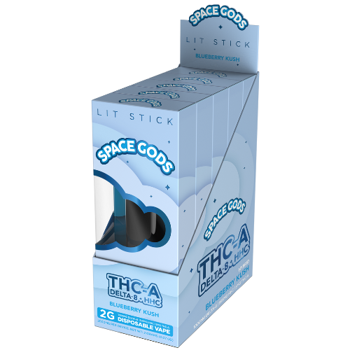 Space Gods Lit Stick Disposable 2G - 5 Count Display