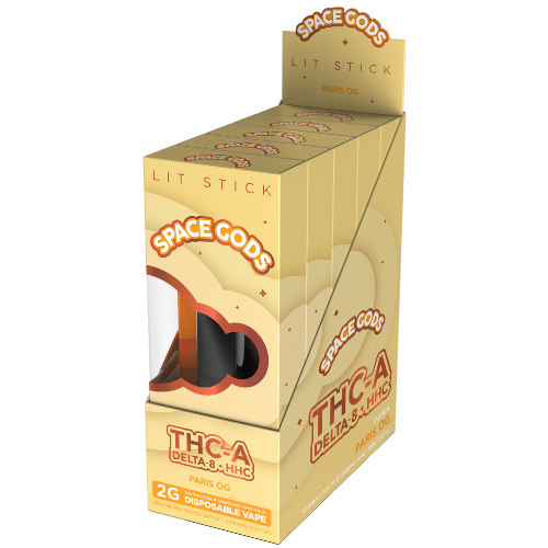 Space Gods Lit Stick Disposable 2G - 5 Count Display
