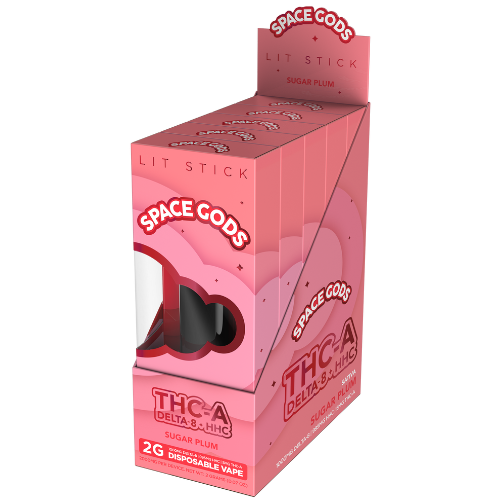 Space Gods Lit Stick Disposable 2G - 5 Count Display