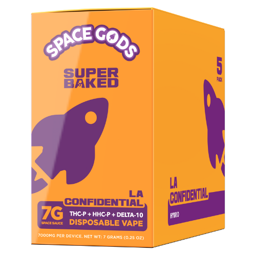 Space Gods Super Baked Disposable 7G - 5 Count Display