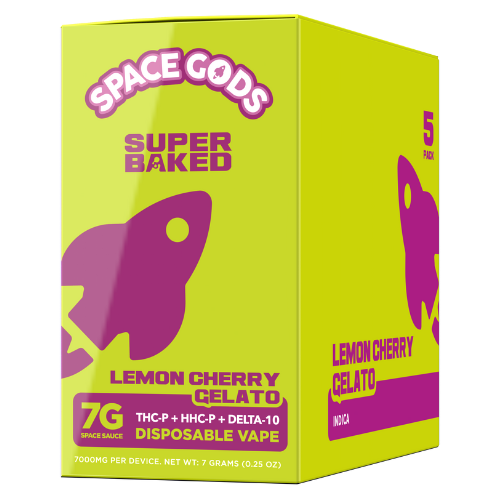 Space Gods Super Baked Disposable 7G - 5 Count Display