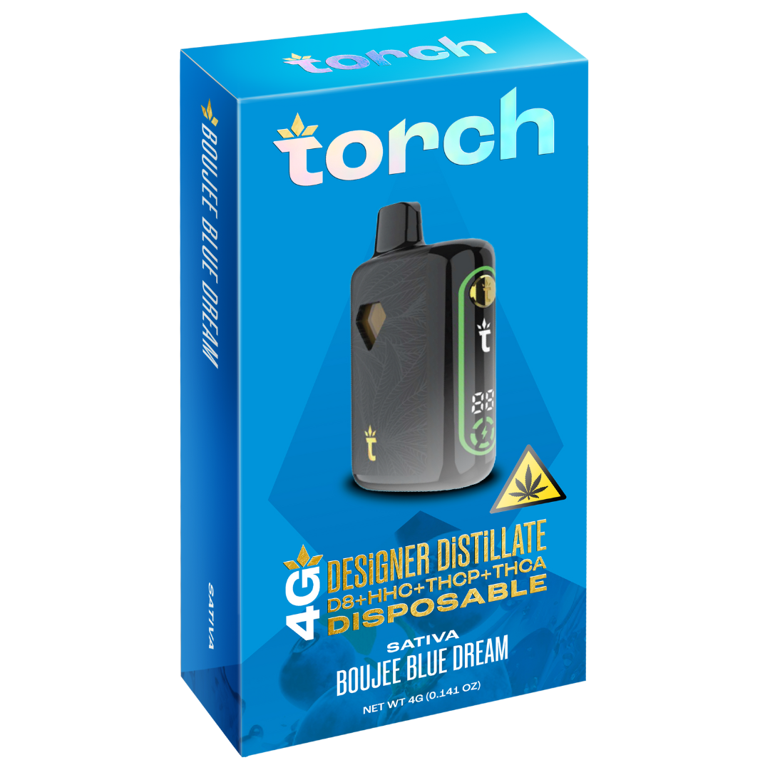 Torch Designer Distillate Disposable 4G - 5 Count Display