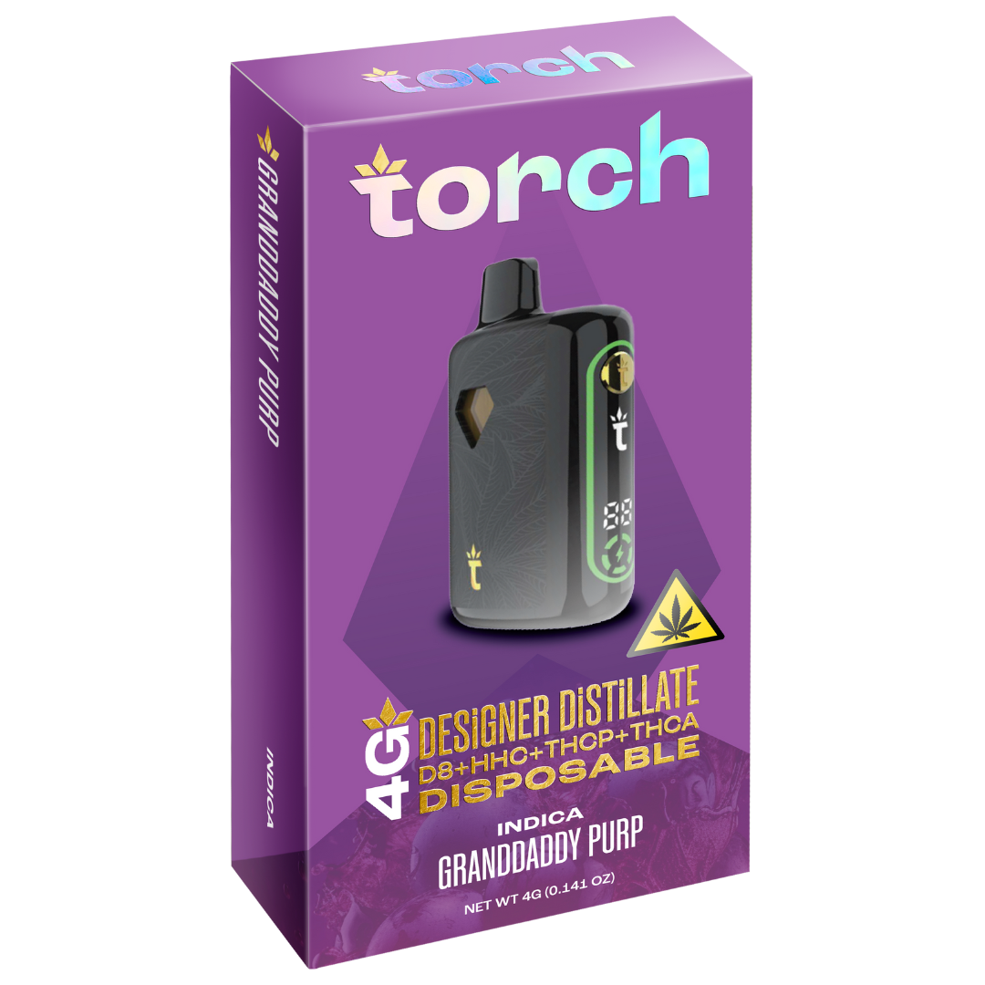 Torch Designer Distillate Disposable 4G - 5 Count Display