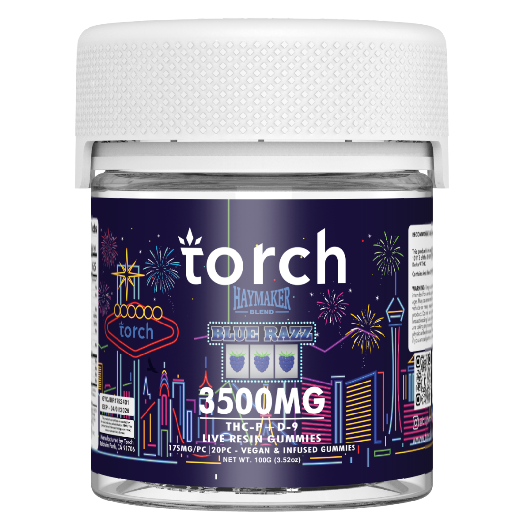 Torch Haymaker Gummies 3500MG - 6 Count Display