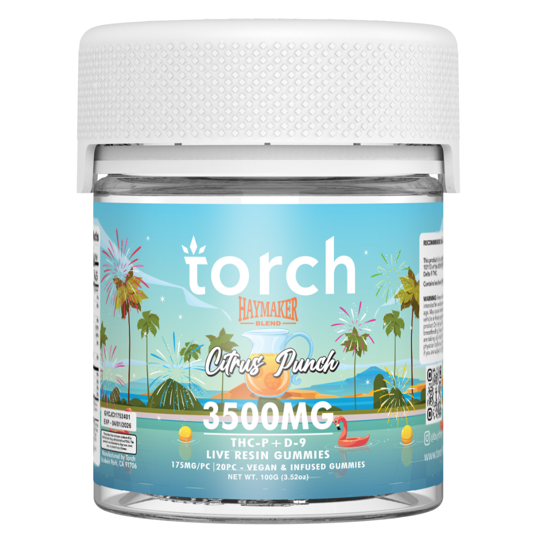 Torch Haymaker Gummies 3500MG - 6 Count Display