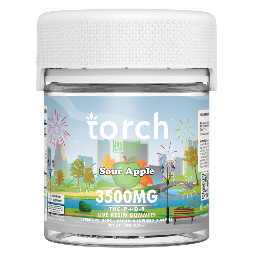 Torch Haymaker Gummies 3500MG - 6 Count Display