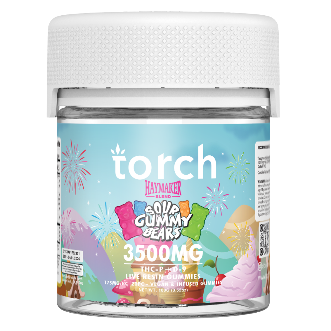 Torch Haymaker Gummies 3500MG - 6 Count Display