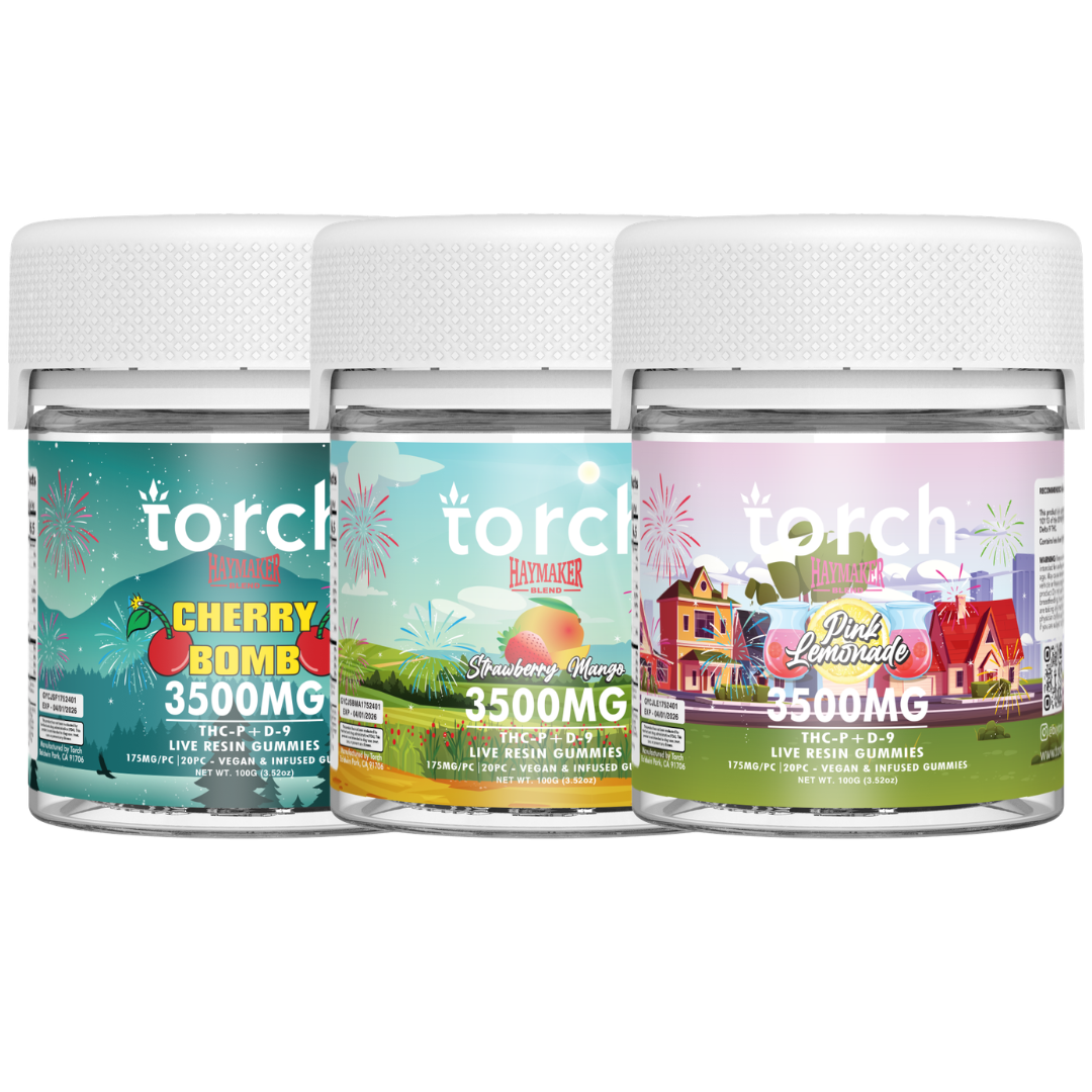 Torch Haymaker Gummies 3500MG - 6 Count Display