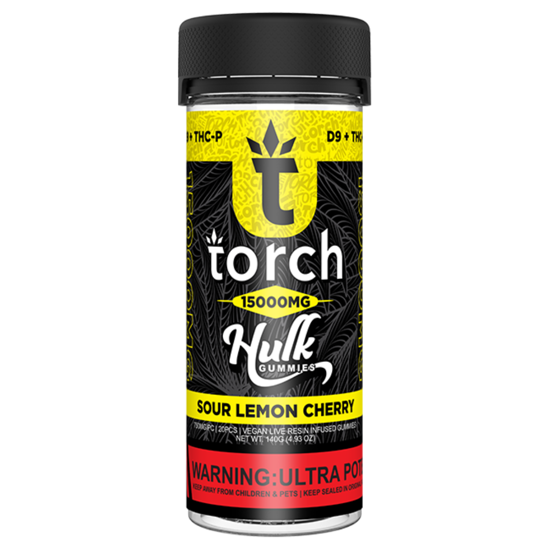 Torch Hulk Gummies 15000MG - 6 Count Display