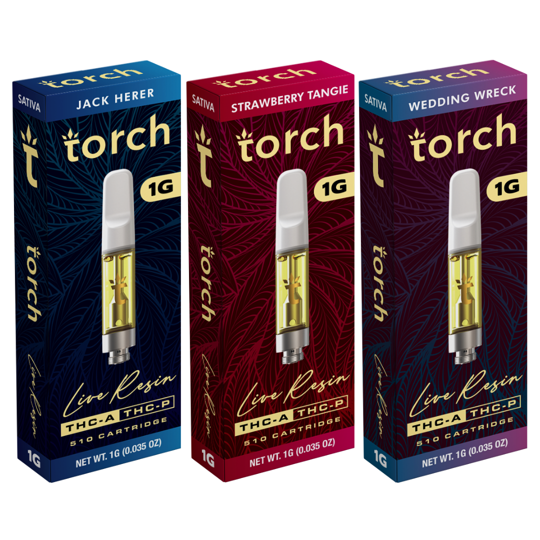 Torch Live Resin Cartridge 1G - 5 Count Display