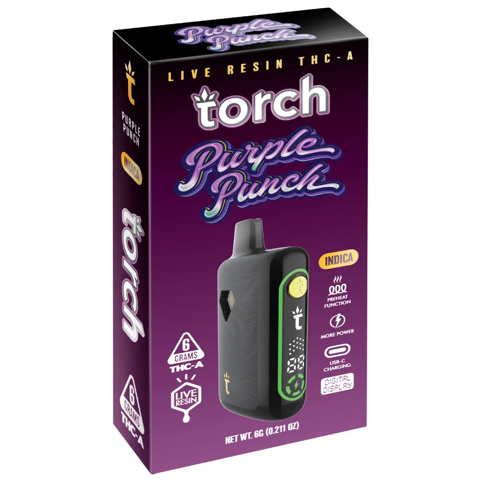 Torch THC-A Pulse Live Resin Disposable 6G - 5 Count Display